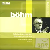 Schubert: Symphony No.2; Brahms: Symphony No.2 / Bohm