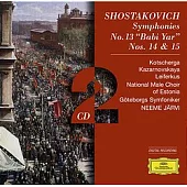 SHOSTAKOVICH : Symphonien No.13, 14, 15 / Neeme Jarvi & Goteborgs Symfoniker