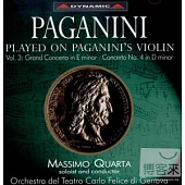 Paganini : The Violin Concertos (Vol. 3) - Grand Concerto in E minor, Concerto No. 4 / Massimo Quarta