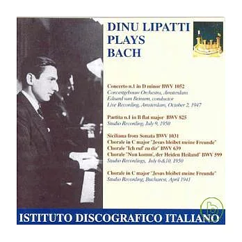 Dinu Lipatti plays Bach