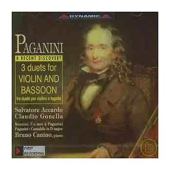 Paganini : 3 Duets for Violin and Bassoon / Salvatore Accardo