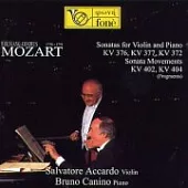 Mozart: Sonatas for Violin and Piano KV 376, 377, 372 / Salvatore Accardo, Bruno Canino
