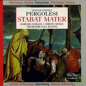 Pergolesi : Stabat Mater / Schlick / Menke / Orchestre Paul Kuentz