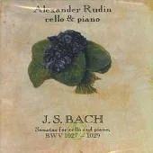J.S. BACH Sonatas for cello and piano / Alexander Rudin, cello and piano (MELODIYA)