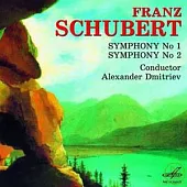 F Schubert: Symphonies 1 & 2 / Alexander Dmitriev, conductor ; Leningrad Philharmonic Symphony Orchestra (MELODIYA)