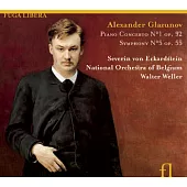 Glazunov : Piano Concerto nr. 1 in F minor op. 92 - Symphony nr. 5 in B major op. 55