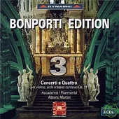 Francesco Antonio Bonporti: Complete works (Vol. 3) / Alberto Martini, conductor & Accademia I Filarmonici