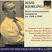 Jussi Bjorling: Complete Operatic Recordings, 1930 - 1945 / Juss Bjorling