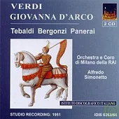 Verdi: Giovanna D’Arco / Alfredo Simonetto & Orchestra e Coro di Milano della RAI