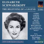 Elisabeth Schwarzkopf - The beginning of a legend / Excerpts from Verdi, Loewe, Weber, Bach, etc / E. Schwarzkopf, soprano