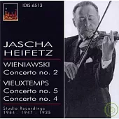 Jascha Heifetz plays Wieniawski & Vieuxtemps / Malcom Sargent, Johon Barbirolli / London Philharmonic Orchestra