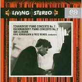 Tchaikovsky: Piano Concerto No. 1 / Rachmaninoff: Piano Concerto No. 2 / Van Cliburn [Hybrid SACD]