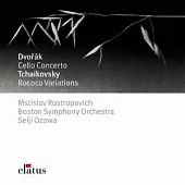 Dvorak: Cello Concerto; Tchaikovsky: Rococo Variations  / Rostropovich / Ozawa & Boston Symphony Orchestra