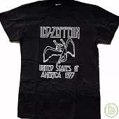 Led Zeppelin / USA 1977 Black - T-Shirt (M)