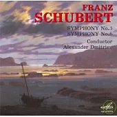 Franz Schubert Symphonies No. 5 & 6 / Alexander Dmitriev (MELODIYA)