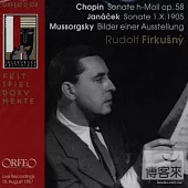 Rudolf Firkusny / Works of Chopin, Janacek, Mussorgsky