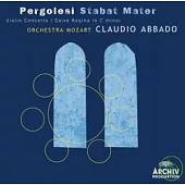 Pergolesi：Stabat Mater, Violin Concerto, Salve Regina / Giuliano Carmignola (violin), Orchestra Mozart, Claudio Abbado
