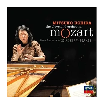 莫札特:第23&24號鋼琴協奏曲 / 內田光子,鋼琴&指揮 克利夫蘭管弦樂團