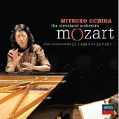 莫札特：第23＆24號鋼琴協奏曲 / 內田光子，鋼琴＆指揮 克利夫蘭管弦樂團