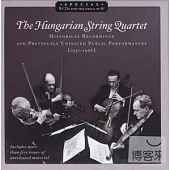 Zoltan Szekely and The Hungarian String Quartet - Historical Recordings and Previously Unissued Public Performances, 1937-1968