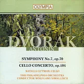 Dvorak : Symphony No. 7, Op.70; Cello Concerto, Op.104 / Natalia Gutman / Sawallisch
