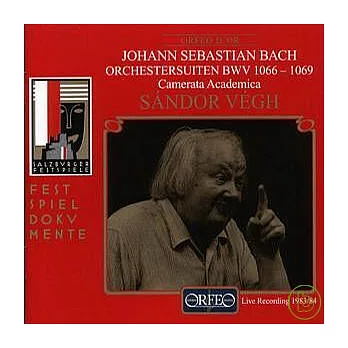 J.S. Bach :  Orchestersuite 1-4 Live Recording 1983/84 / Sandor Vegh (2CD)
