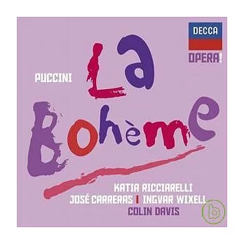 Puccini: La Boheme (2CD) / Jose Carreras / Colin Davis & Royal Opera House, Covent Garden