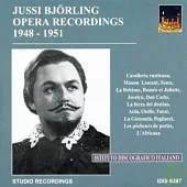 Opera Arias (Tenor): Bjorling, Jussi - MASCAGNI, P. / PUCCINI, G. / GOUNOD, C.-F. / GODARD, B. / VERDI, G./ BIZET, G.(1948-1951)