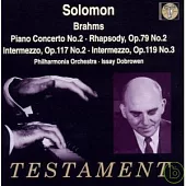 Johannes Brahms : Klavierkonzert Nr.2 / Solomon / Issay Dobrowen / Philharmonia Orchestra