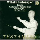 Johannes Brahms : Symphonie Nr.1 / Wilhelm Furtwangler / Wiener Philharmoniker
