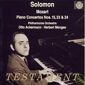 Wolfgang Amadeus Mozart : Klavierkonzerte Nr.15,23,24 / Solomon Cutner / Herbert Menges , Otto Ackermann