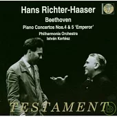 Ludwig van Beethoven : Klavierkonzerte Nr.4 & 5 / Richter-Haaser / Istvan Kertesz / Philharmonia Orchestra