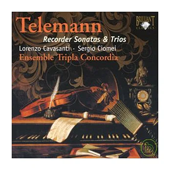 Telemann: Recorder Sonatas / Lorenzo Cavasanti