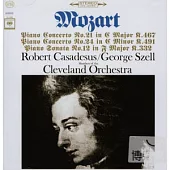 Robert Casadesus/ Mozart: Piano Concertos No. 21 in C Major K.467 & No. 24 in C Minor K.491; Piano Sonata No. 12 in F Major K.33