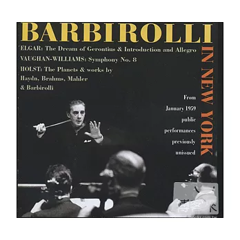 Sir John Barbirolli in New York, The 1959 Concerts(4CDs)