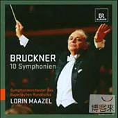 Bruckner: 10 Symphonies / Lorin Maazel, Symphonieorchester des Bayerischen Rundfunks (11CD)