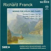 Franck: Violin Sonatas Nos 1 & 2, Three Pieces Op. 52 [Hybrid SACD] / Bernhard Fograscher / Christoph Schickedanz