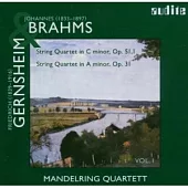 String Quartets by Brahms (Op. 51, No. 1) & Gernsheim (Op. 31) / Mandelring Quartett