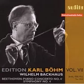 Beethoven: Piano Concerto No. 4 & Symphony No. 4 / RIAS-Symphonie-Orchester / Karl Bohm / Wilhelm Backhaus