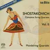 Shostakovich: Complete String Quartets Vol. II [Hybrid SACD] / Mandelring Quartett