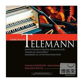 Telemann/complete trio sonata by recorder, treble viol and B.c / Ensemble Luxurians · Alina Rotaru · Margaret Hunter