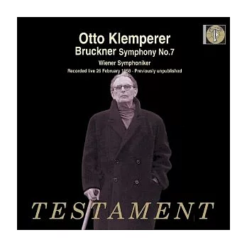 Anton Bruckner : Symphonie Nr.7 / Otto Klemperer / Wiener Symphoniker