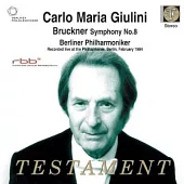 Anton Bruckner : Symphonie Nr.8 / Carlo Maria Giulini / Berliner Philharmoniker (2CD)