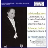 Monteux conduct Beethoven and Brahms / Monteux (2CD)