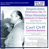Konwitschny conduct Carmina Burana / Konwitschny (2CD)