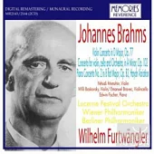 Furtwangler conducts Brahms cencerto / Furtwangler,Menuhin,Bravec,Boskovsky,Edwin Fischer (2CD)