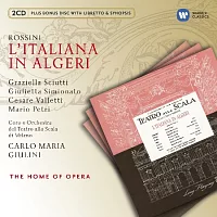 羅西尼：阿爾及利亞的義大利女郎 / 朱里尼（指揮）米蘭史卡拉歌劇院管弦樂團 /席烏蒂（女高音）西米歐娜朵（次女高音）(2CD)