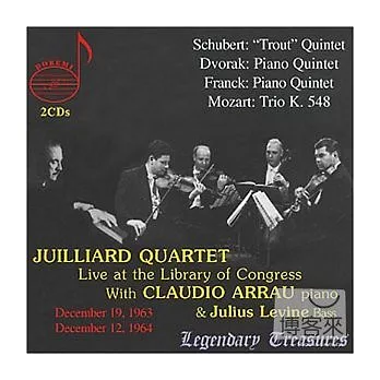 Juilliard String Quartet Live at the Library of Congress - Vol. 1: With Claudio Arrau 1963/4 [2CD]