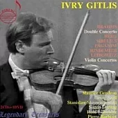 Ivry Gitlis: Concertos by Sibelius, Paganini, Hindemith, Leibovitz; Brahms Double with Maurice Gendron [2CD+DVD] / Ivry Gitlis