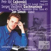 Tchaikovsky and Rachmaninoff/piano concerto / John Simon, Vladimir Valek